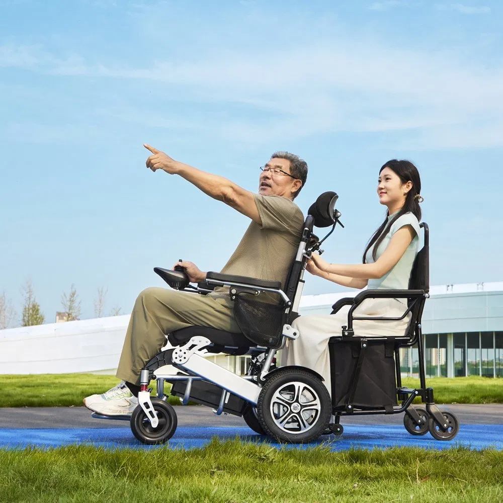 Sillas De Ruedas Electrical Lightweight Folding Electric Sport Powered Wheelchair Wheel Chair for Patient