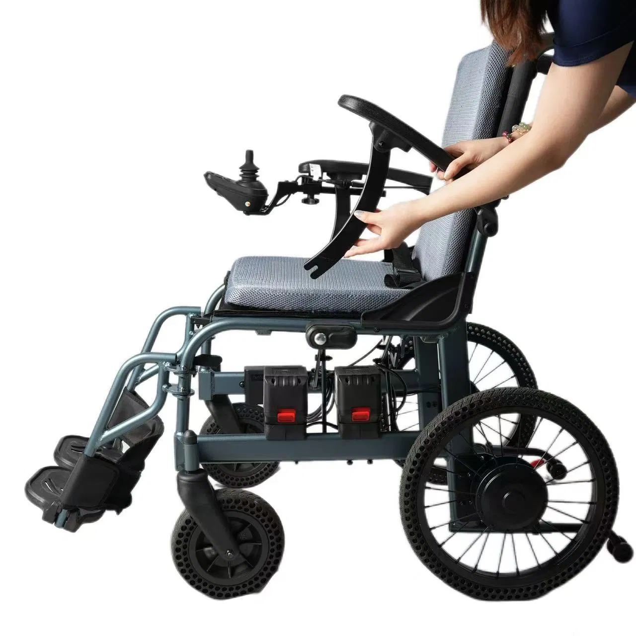 Mobility Made Simple – Lightweight, Foldable Electric Wheelchair with Travel-Ready Features and Long-Lasting Battery