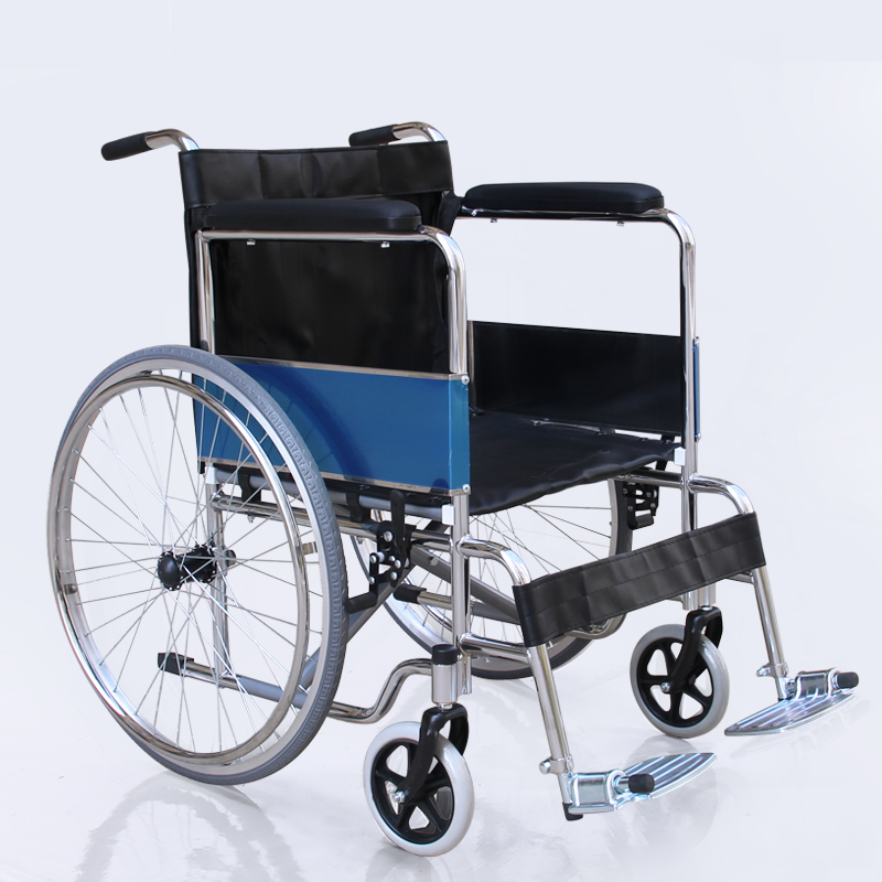 Medical Steel Manual Folding Wheelchair 809 for Physical Therapy/Hospital Use