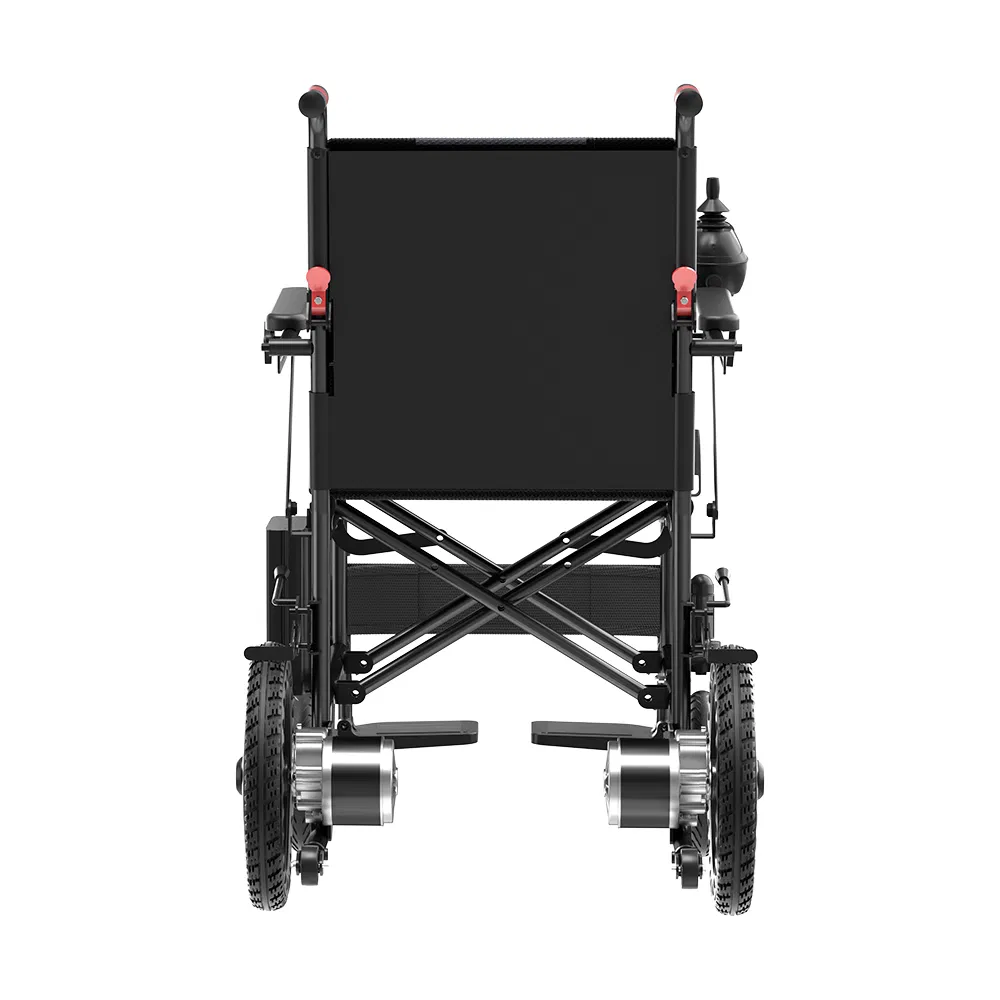Wholesale Iron Foldable Motorized Wheelchair for Outdoor Use