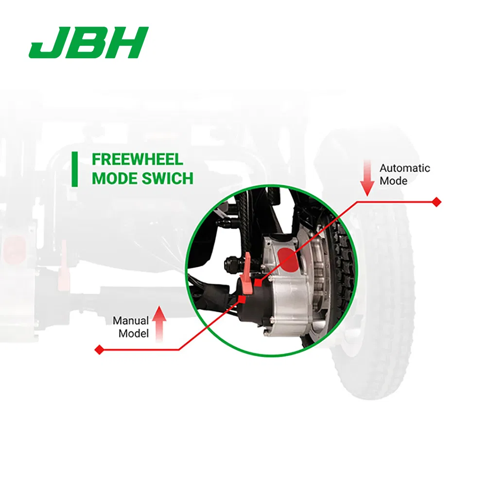 Jbh DC03 Top Rated Carbon Fiber Motor Electric Wheelchair Bicycle