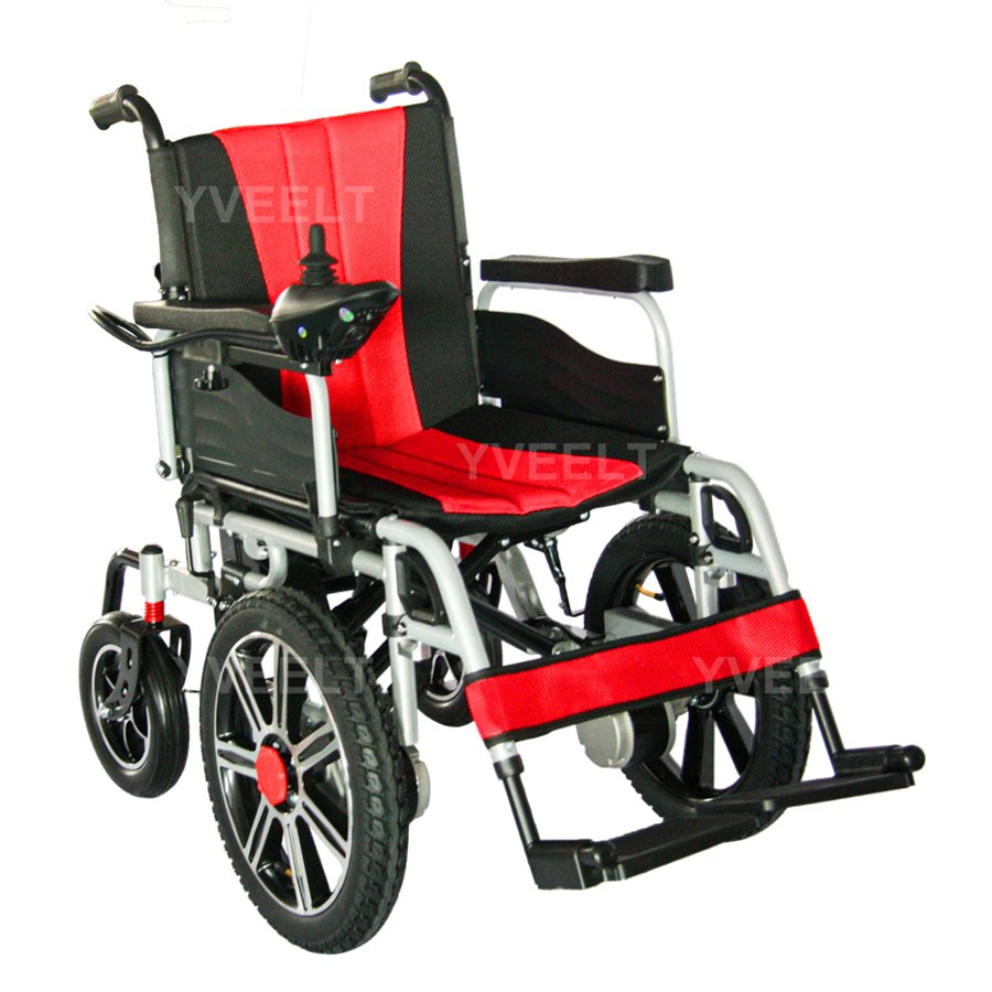 New Collection Transport Chair Hospital Electric Wheelchair with Swing Away Footrests for Comfort