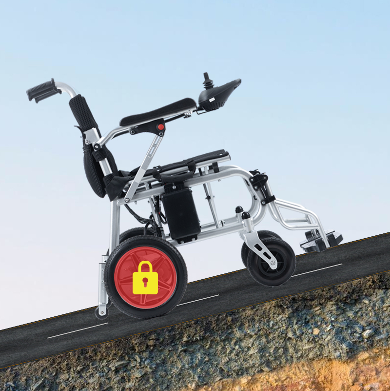 30+ Miles Long Travel Range, Electric Wheelchair for Adults Intelligent Power Wheelchairs Lightweight Foldable All Terrain Motorized Wheelchair for Seniors Comp