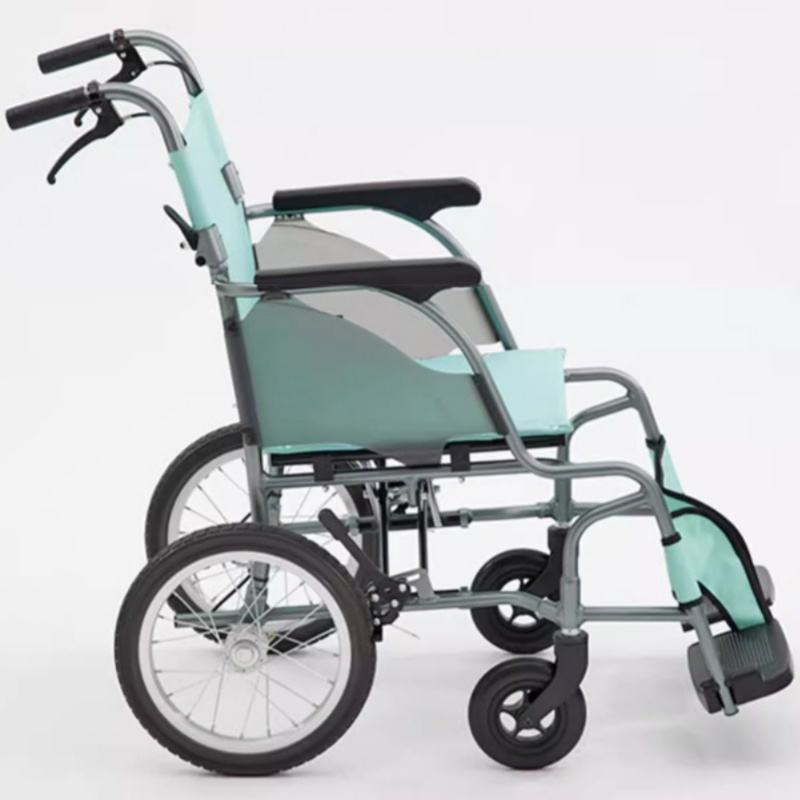 Manual Wheelchair for Elderly Portable and Foldable for Easy Outdoor Use