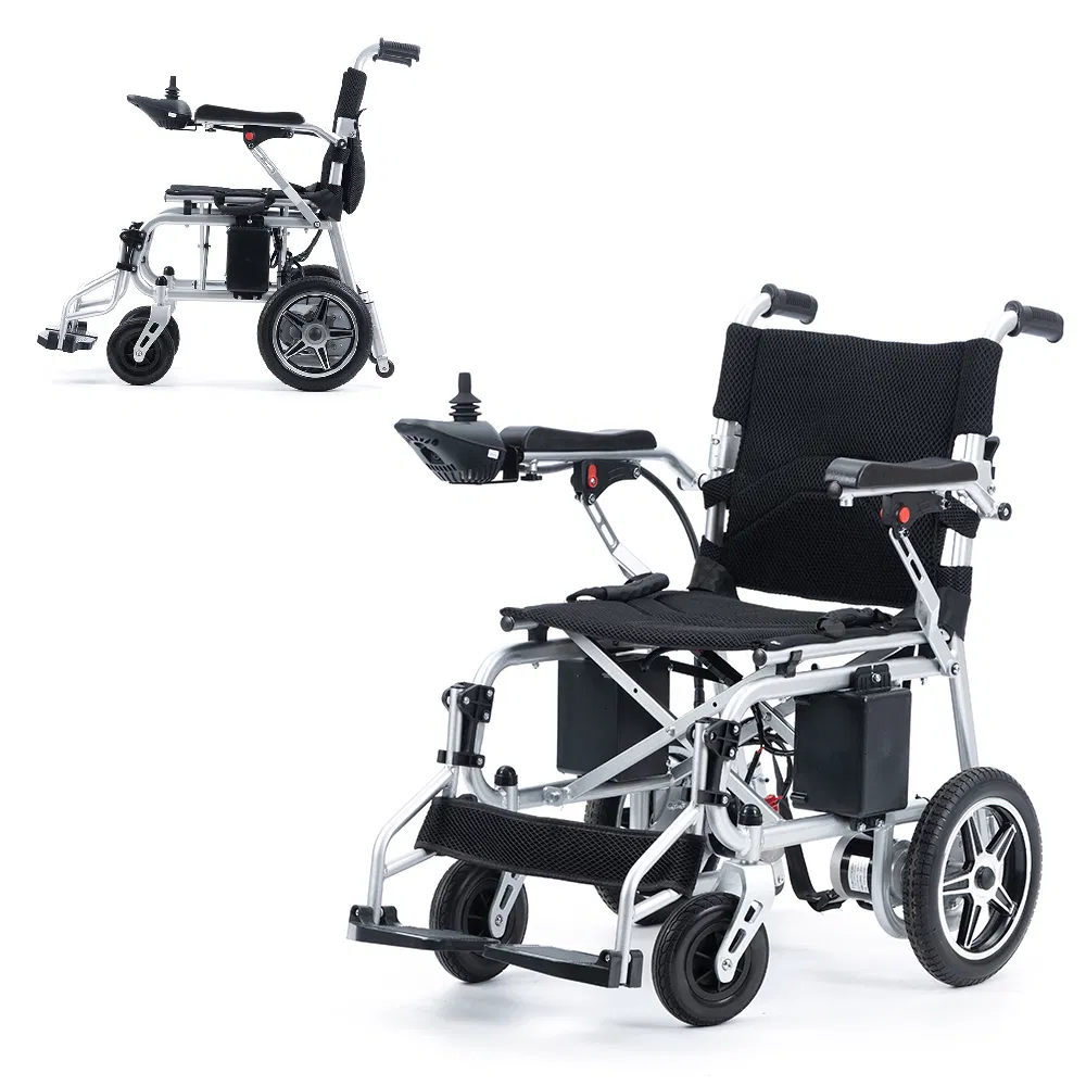 30+ Miles Long Travel Range, Electric Wheelchair for Adults Intelligent Power Wheelchairs Lightweight Foldable All Terrain Motorized Wheelchair for Seniors Comp