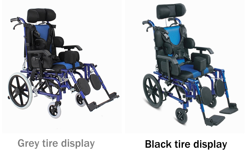 Reclining High Backrest Type Wheelchair for Cerebral Palsy Children (THR-CW958L)