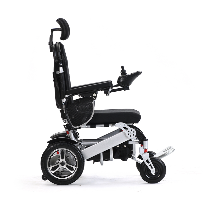 Aluminum Ultra Lightweight Folding Electric Reclining Wheelchair