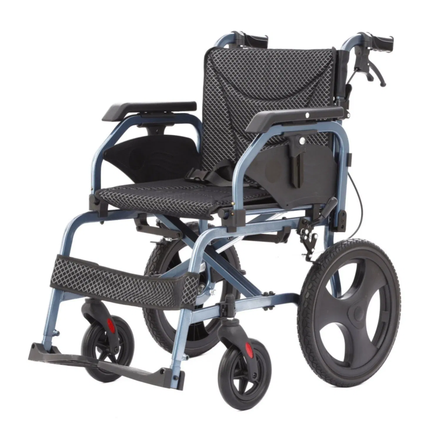 Rehabilitation Equipment Medical Supplies Aluminium Wheelchair Foldable Lightweight Manual Light Wheel Chair