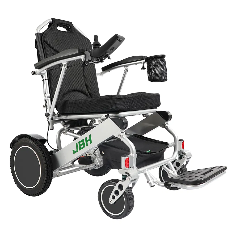 Jbh Manufactory Cheap Priec Electric Wheelchair Ideal for Travel Drive Range 20km-Capacity 160kgs D26