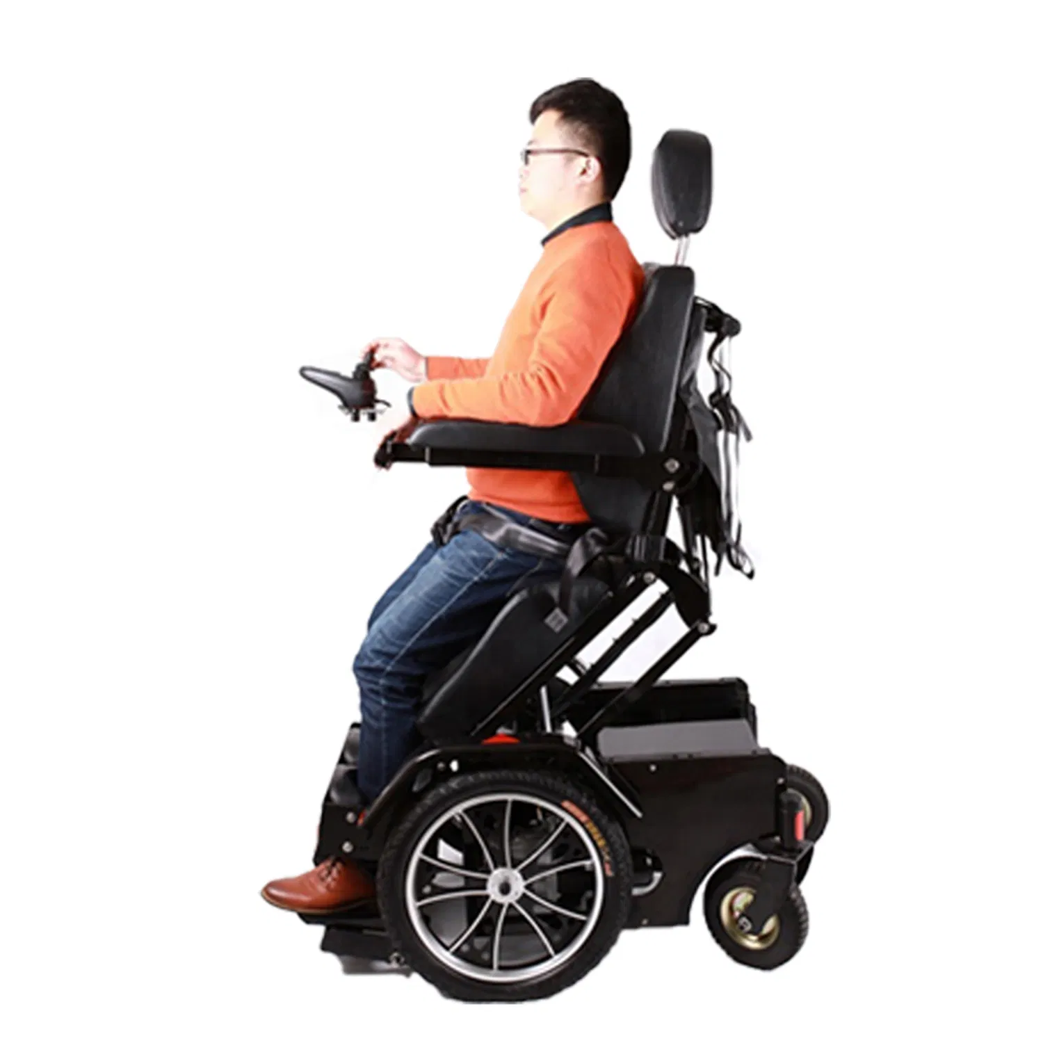 Adjustable Standing Position Wheelchair for Disabled People, Luxury High End Ergonomic Design