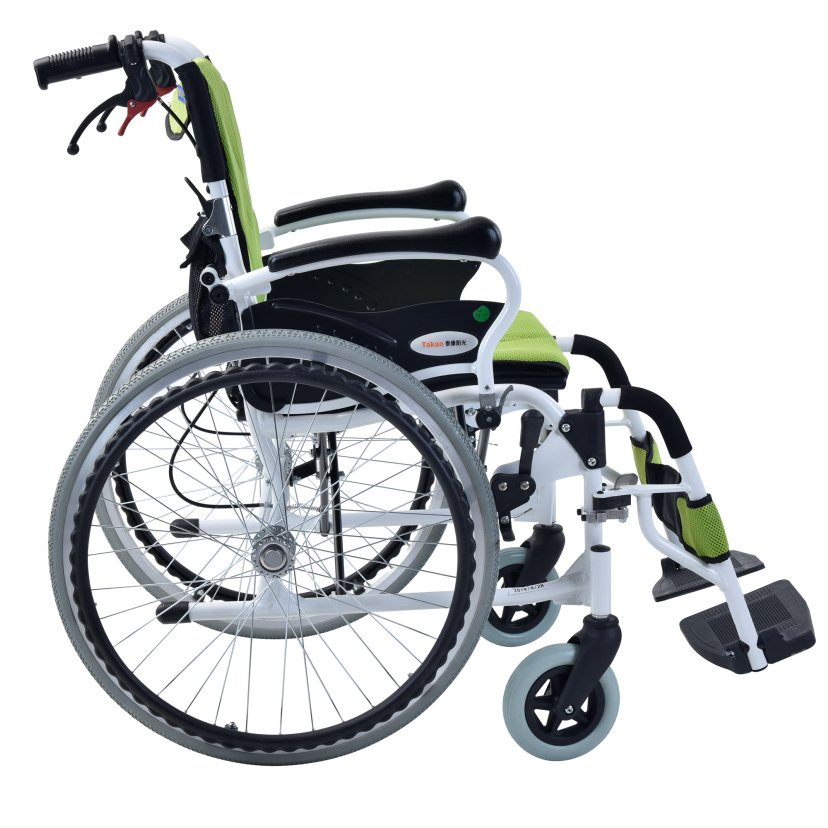 Foldable Self-Locking Care Brake Medical Supplies Home Hospital Use Manual Wheelchair