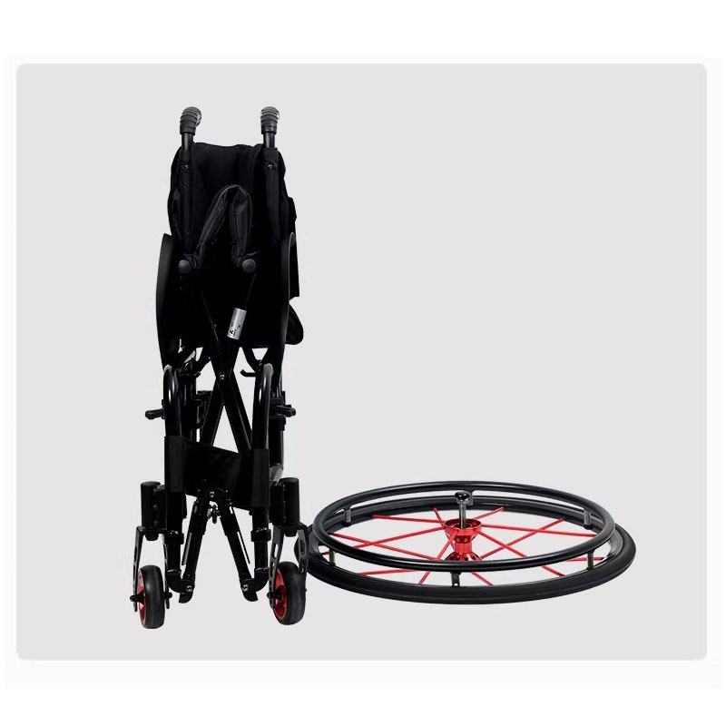 Portable Folding Aluminum Manual Active Wheelchair for Travel