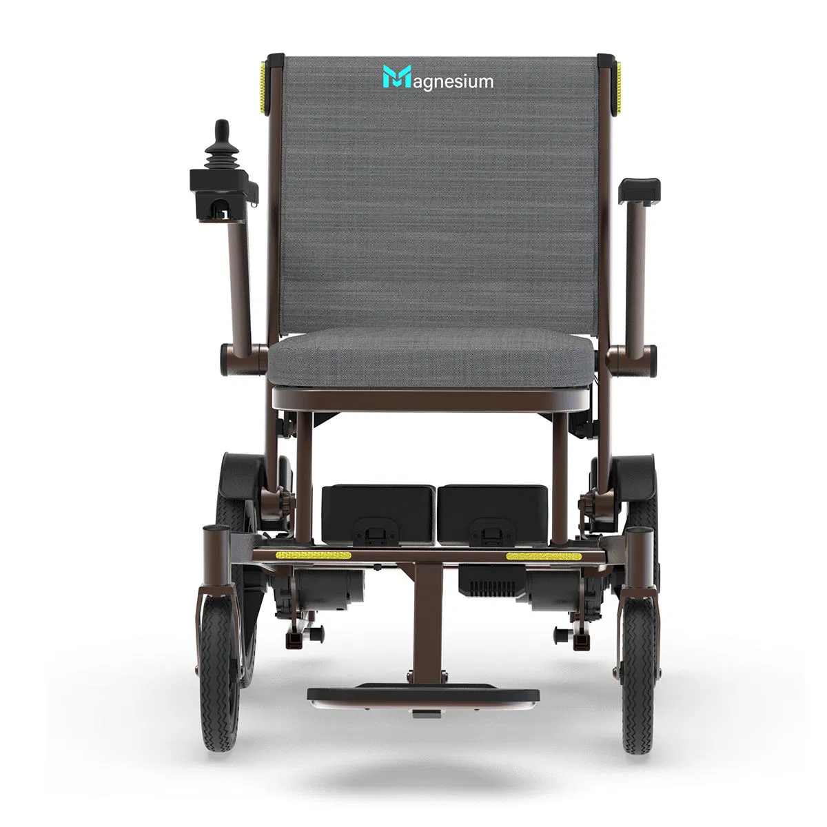 2025 New Style Magnesium Alloy Disabled Care Portable Foldable Lightweight Super Power Chair Electric Wheelchair