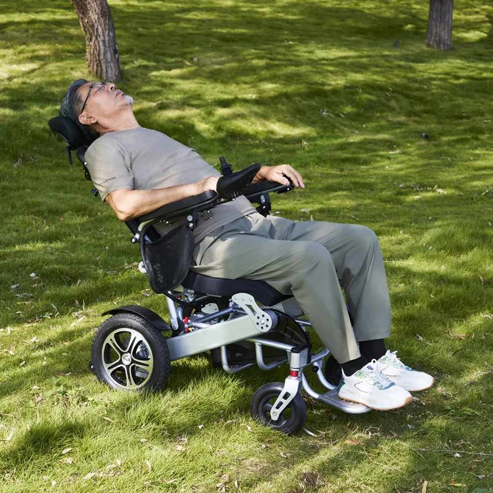 Sillas De Ruedas Electrical Lightweight Folding Electric Sport Powered Wheelchair Wheel Chair for Patient