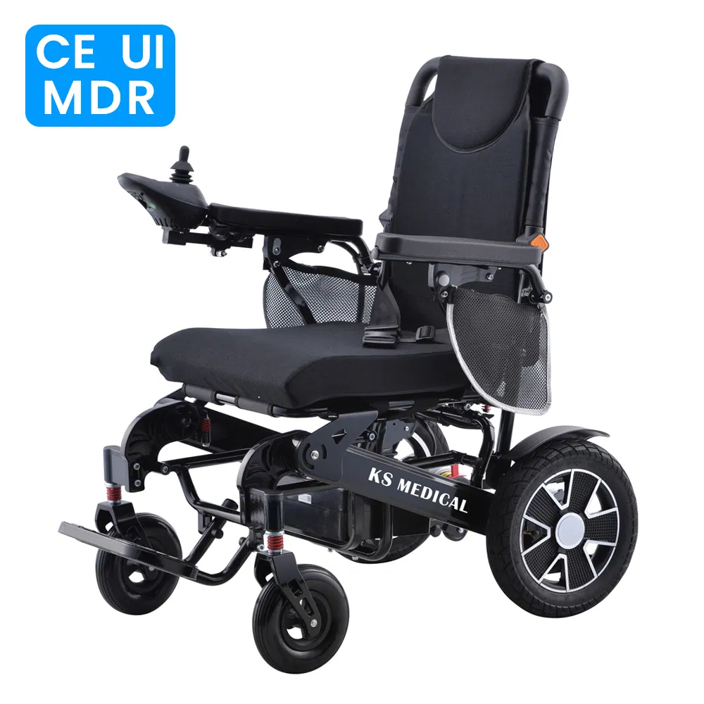 Ksm-606 Best Smart Drive Electric Power Wheelchair Foldable Medical Equipment Wheel Chairs Manufacturer for Elderly and Seniors