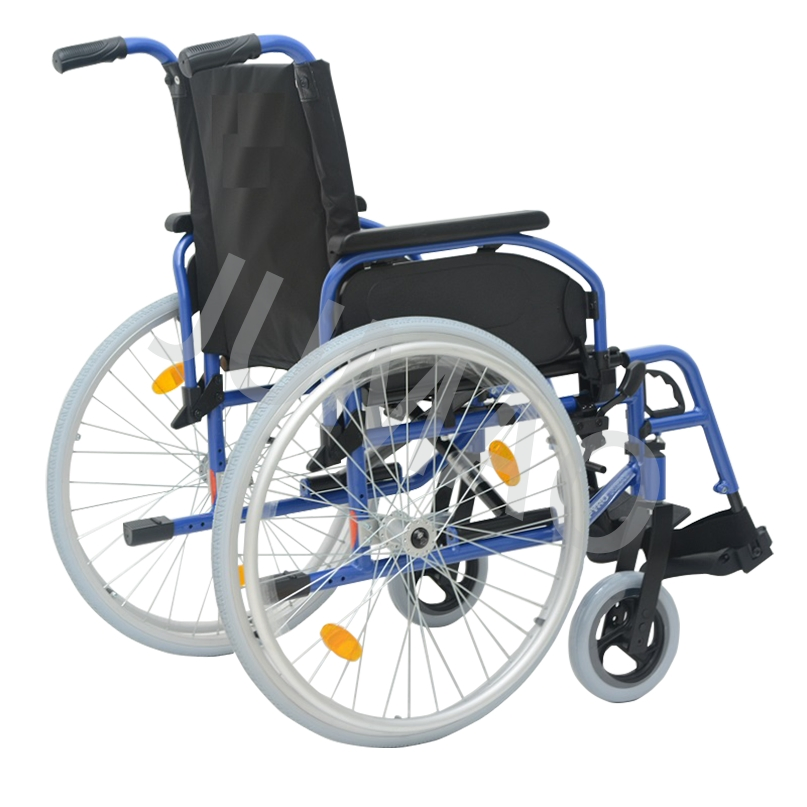 Ultra-Lightweight Aluminum Wheelchair with Powder Coating for Easy Mobility