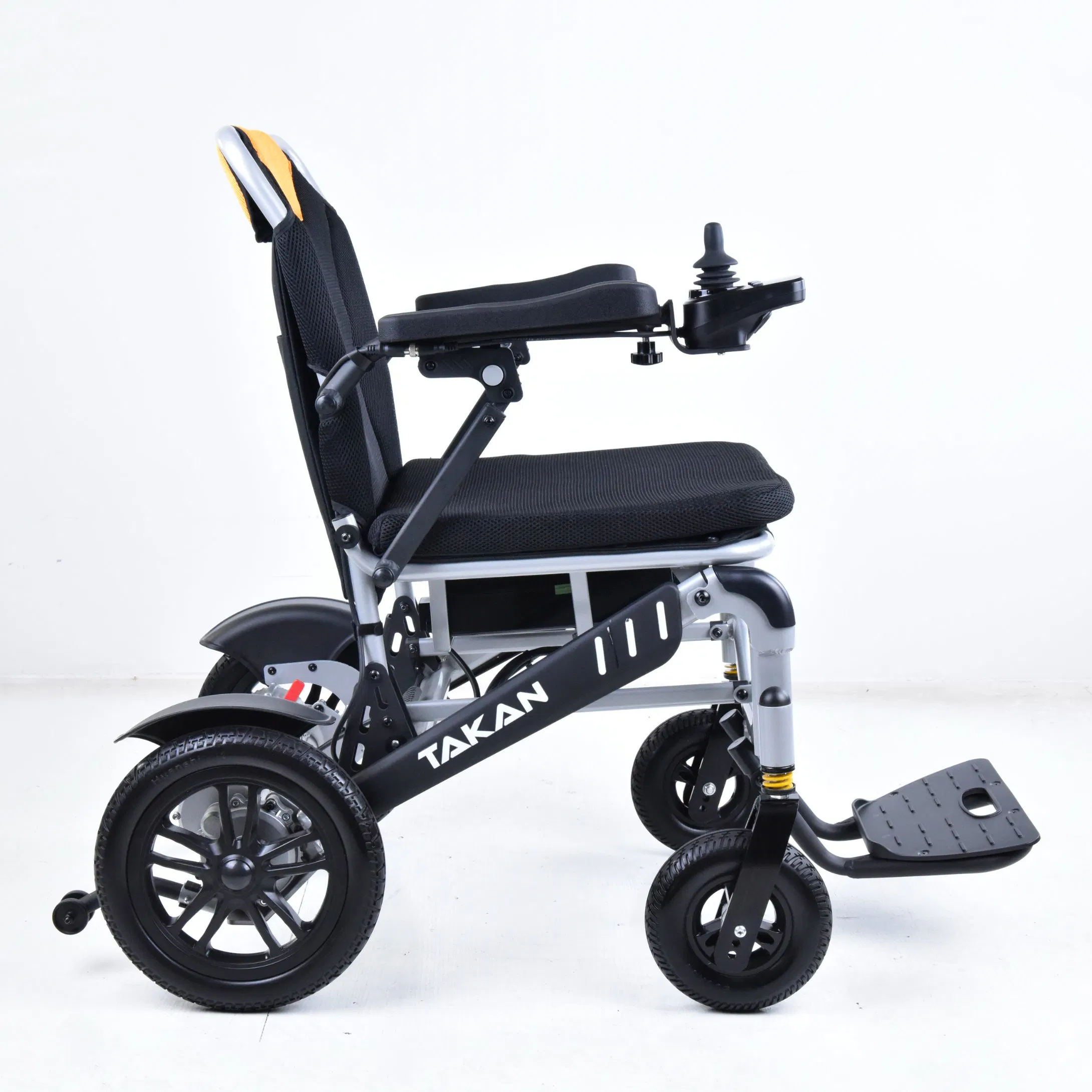 Folding Aluminum Frame Brushless Electric Wheelchair