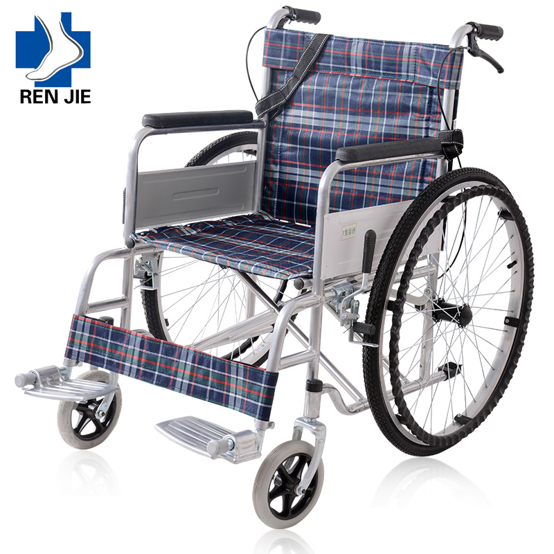 Fashionable Lightweight Steel Therapy All Terrain Wheelchair for Disabled