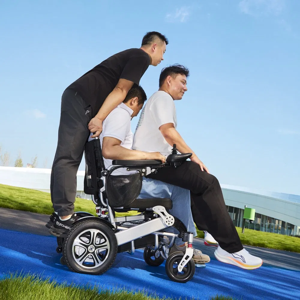 Sillas De Ruedas Electrical Lightweight Folding Electric Sport Powered Wheelchair Wheel Chair for Patient