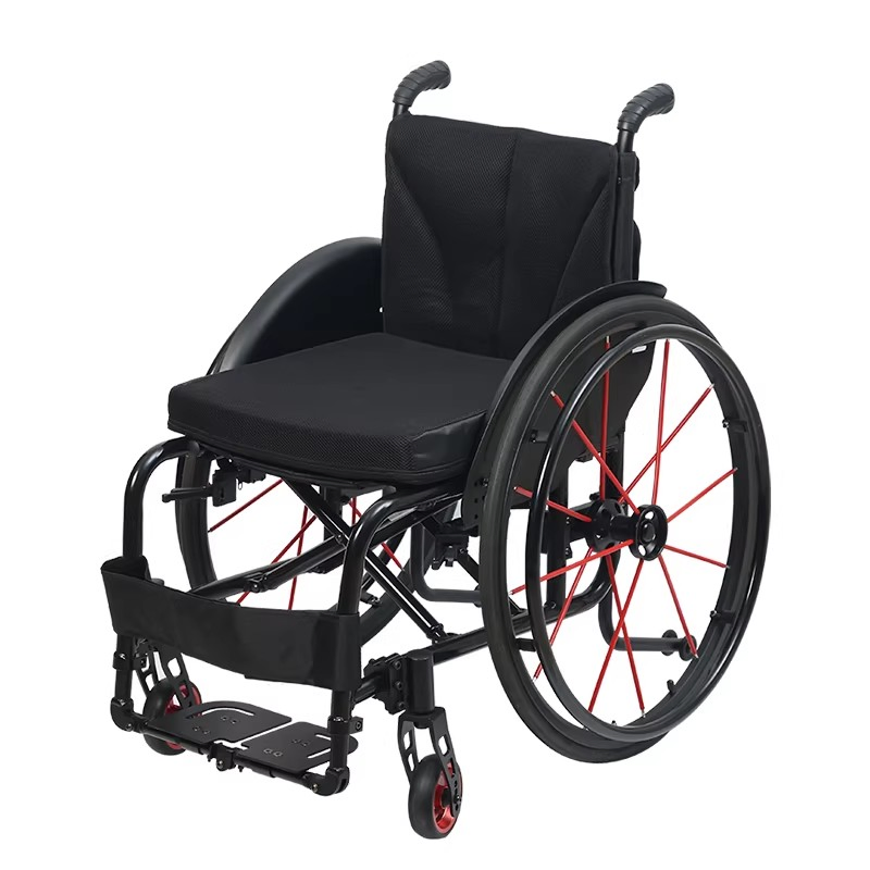 Portable Folding Aluminum Manual Active Wheelchair for Travel