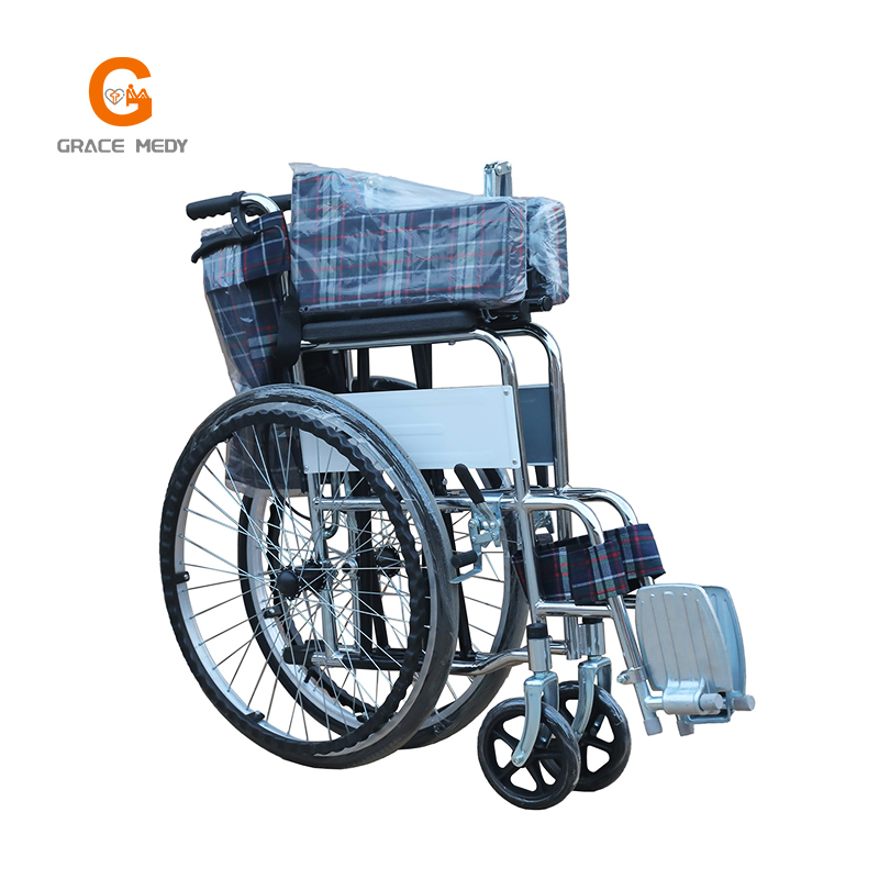 Folding Lightweight Price Elderly Disabled Care Commode Wheelchairs Memory Manual Cushions Wheel Chairs for People with Disabilities