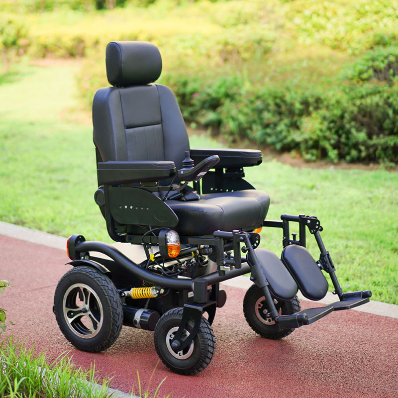 Heavy-Duty Multi-Terrain Electric Wheelchair - Comfortable Seat, Stable Frame, All-Terrain Mobility