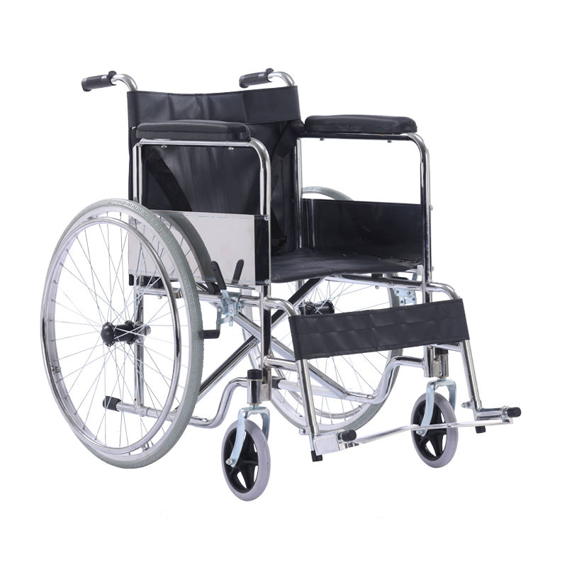 Medical Steel Manual Folding Wheelchair 809 for Physical Therapy/Hospital Use