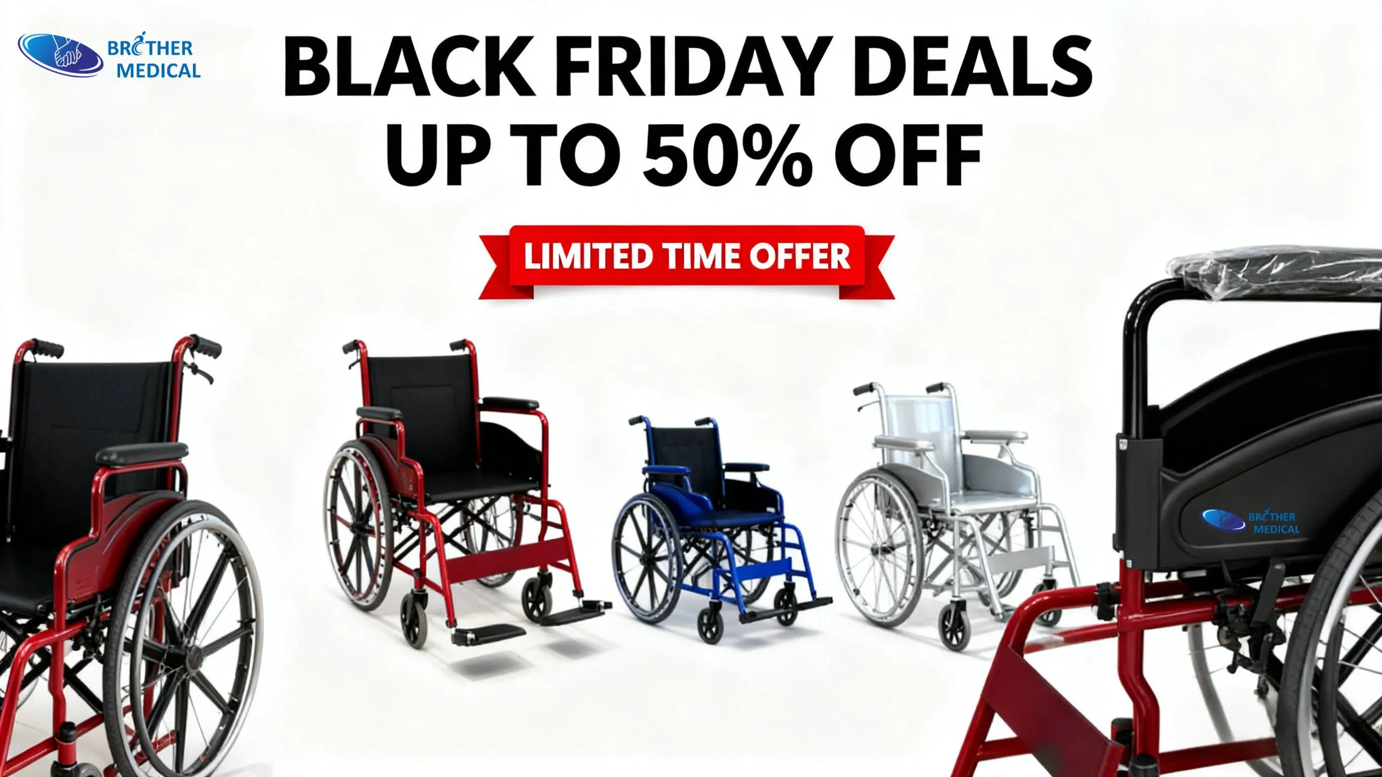 Folding Wheelchair for Black Friday Discount