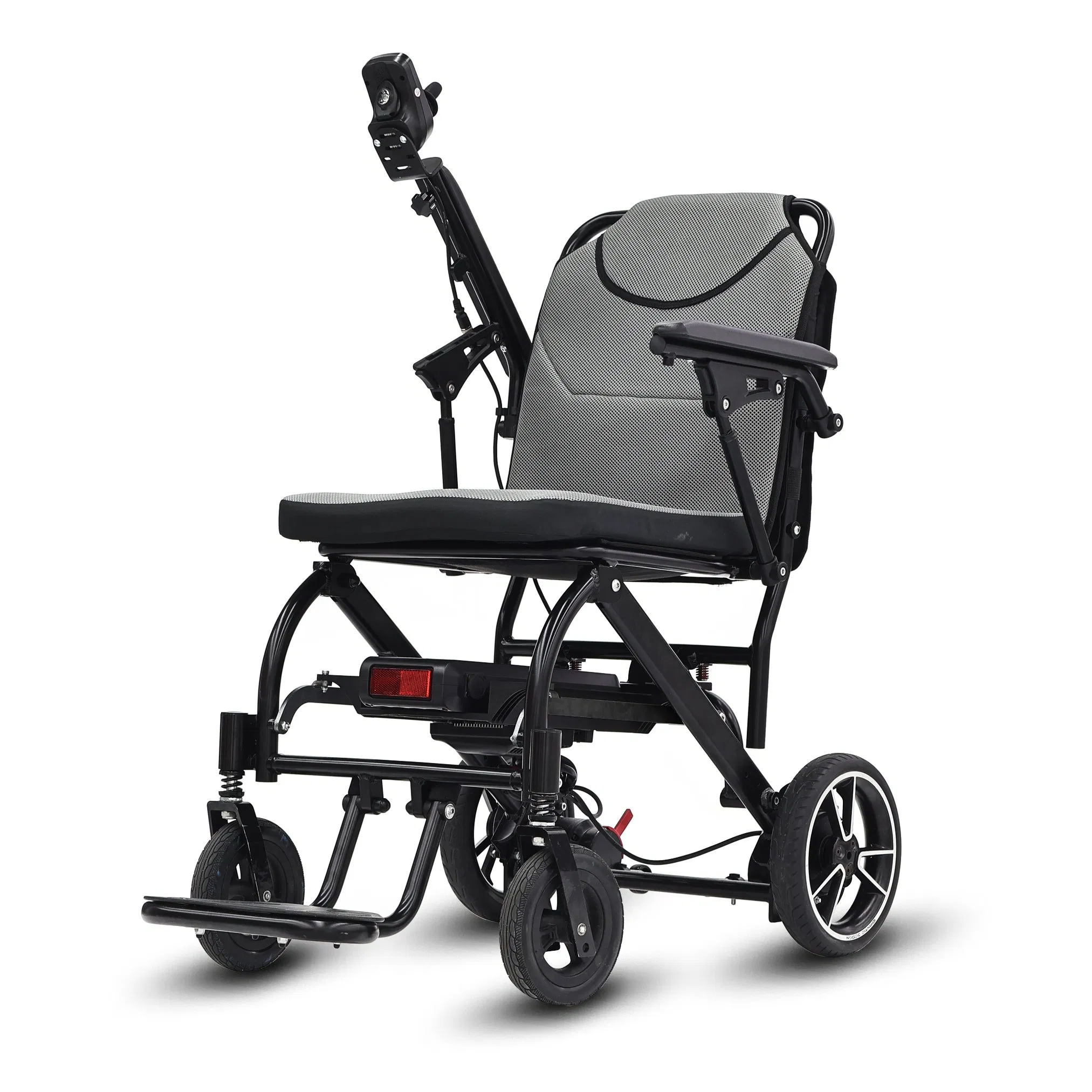 Durable Aluminum Wheelchair with Compact Folding Design for Easy Transport