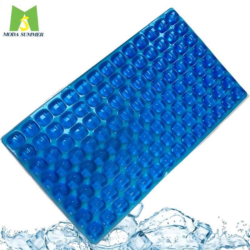 Cooling Gel Wrist Rest Non-Slip Desk Keyboard Accessory with Palm Support and Cooling