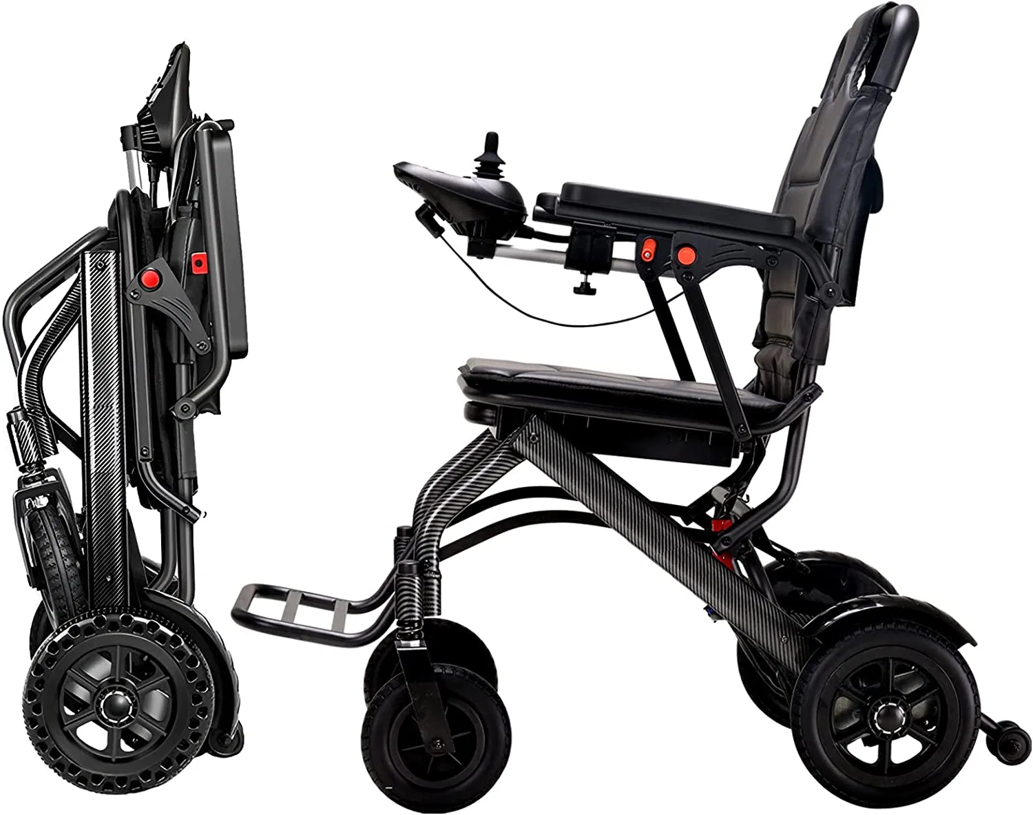 Lithium Battery Aluminum Alloy Electric Wheelchair