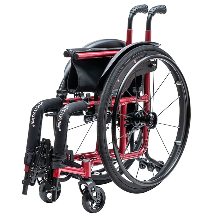 Foldable Travel-Friendly Breathable Seat Durable Active Sports Wheelchair