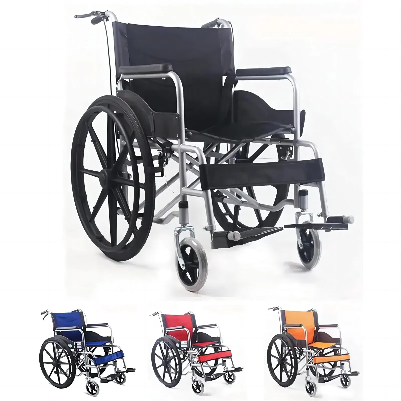 Folding Handicap Wheelchair /Portable Active Foldable Sports Elderly Manual Wheelchair