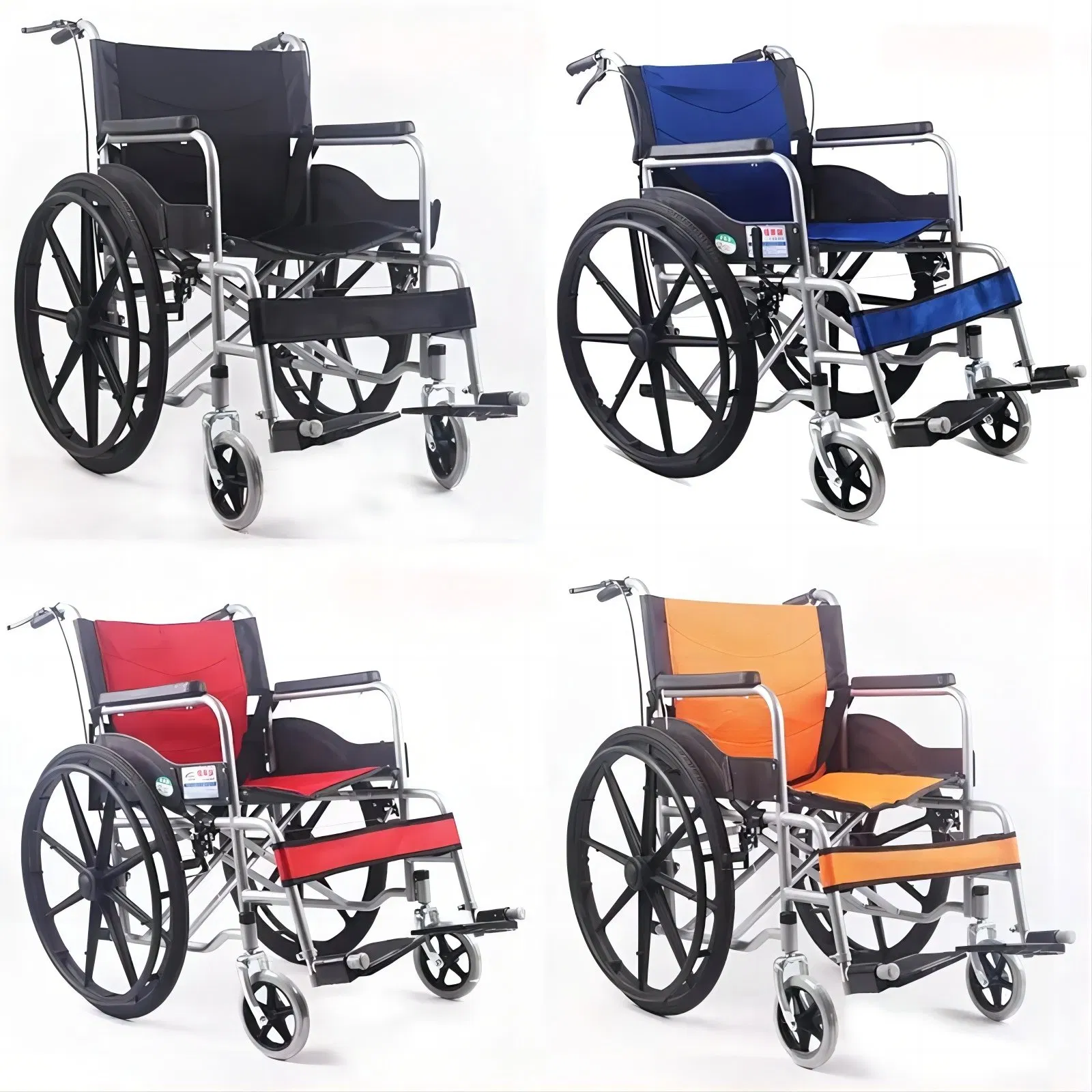 Folding Handicap Wheelchair /Portable Active Foldable Sports Elderly Manual Wheelchair