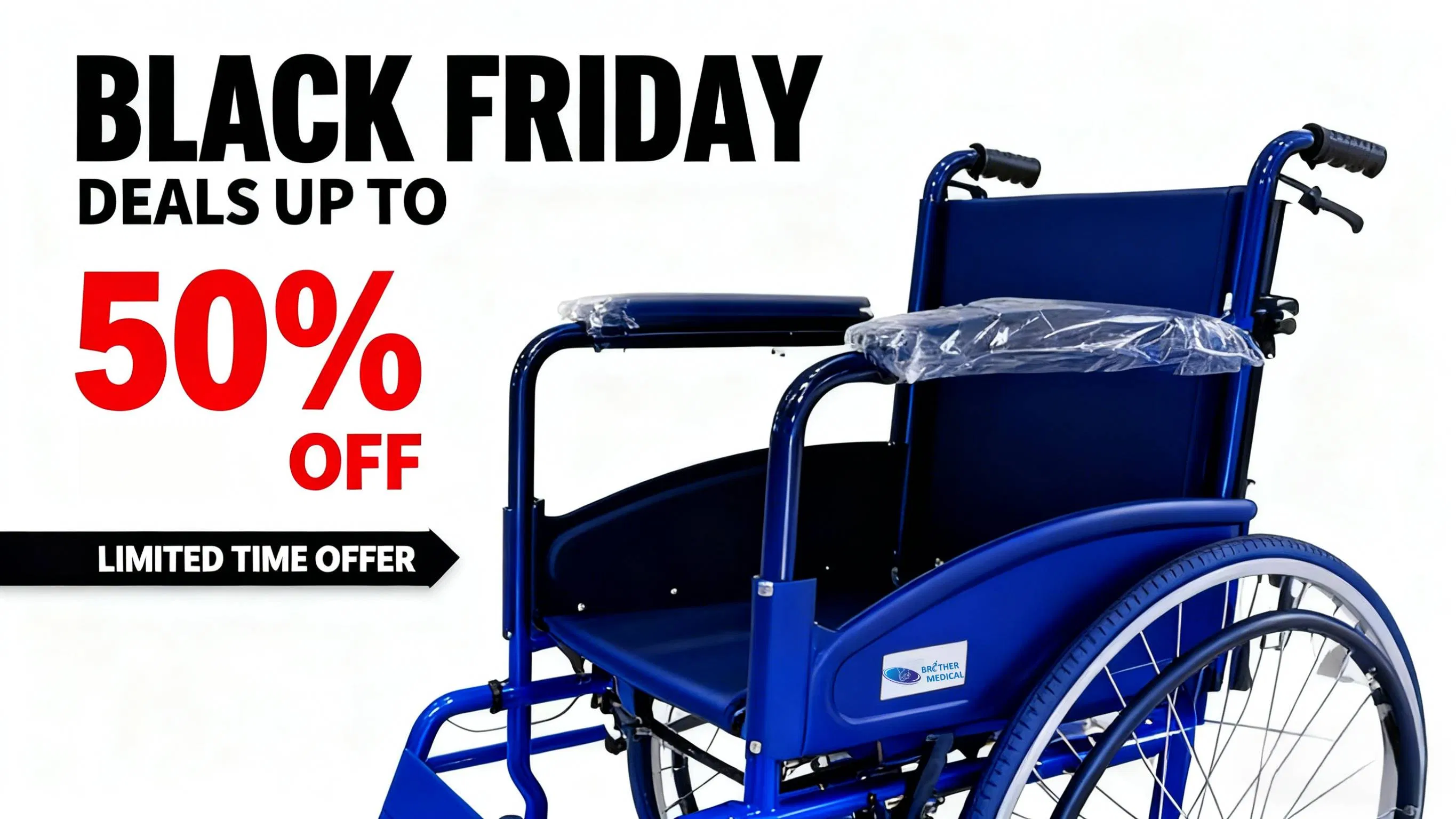Folding Wheelchair for Black Friday Discount