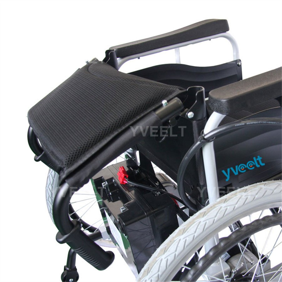 Carbon Steel Power Wheelchair All Terrain Outdoor Remote Control Electric Travel Wheelchair with Joystick