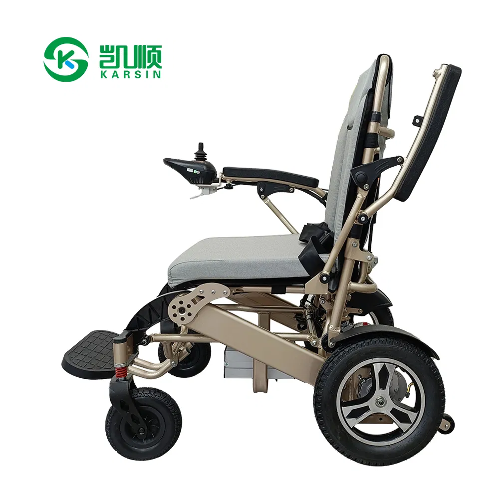 302foldable Electric Wheelchair for Easy Home &amp; Travel Use