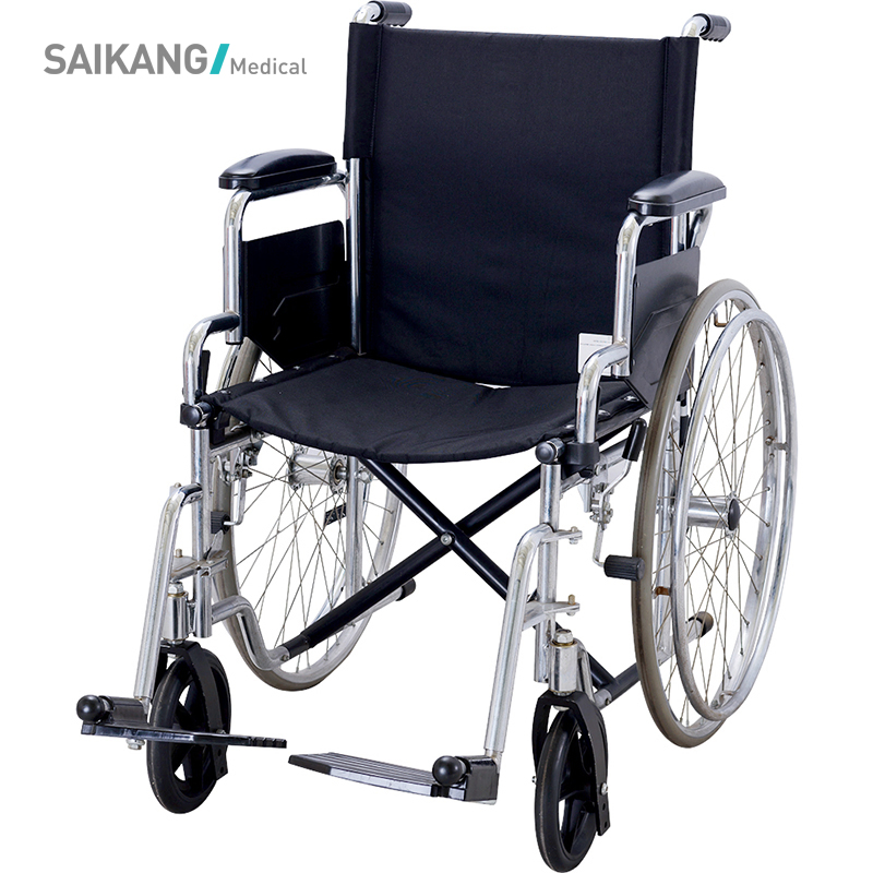 Ske030 Lightweight Motorized Multifunction Adjustable Foldable Paralysis Disabled Manual Wheelchair