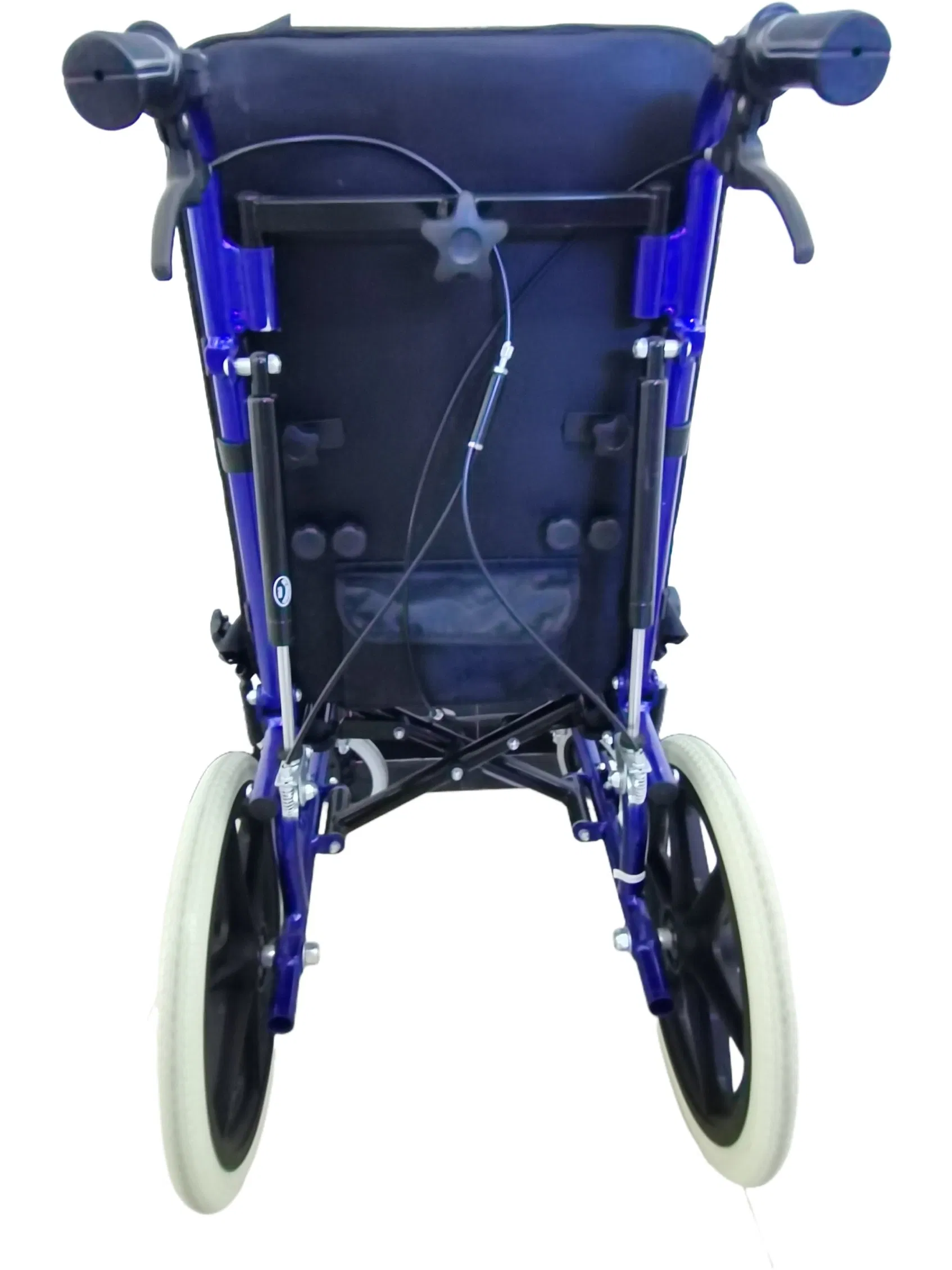 Pediatric Cerebral Palsy Manual Wheelchair for Kids Tilted Seat and Reclining Backrest