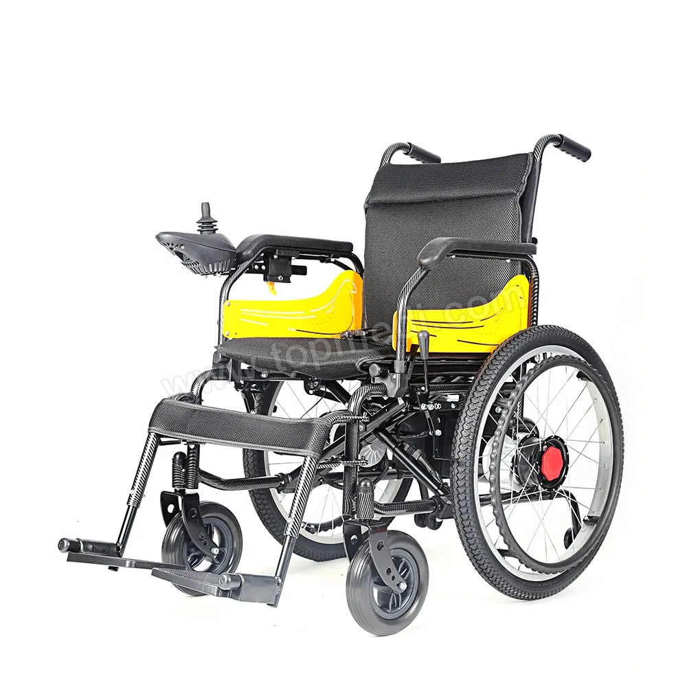 Rehabilitation Equipment Folding Power Wheel Chair Mobility Scooter Silla De Ruedas Lightweight Motorized Electric Wheelchair