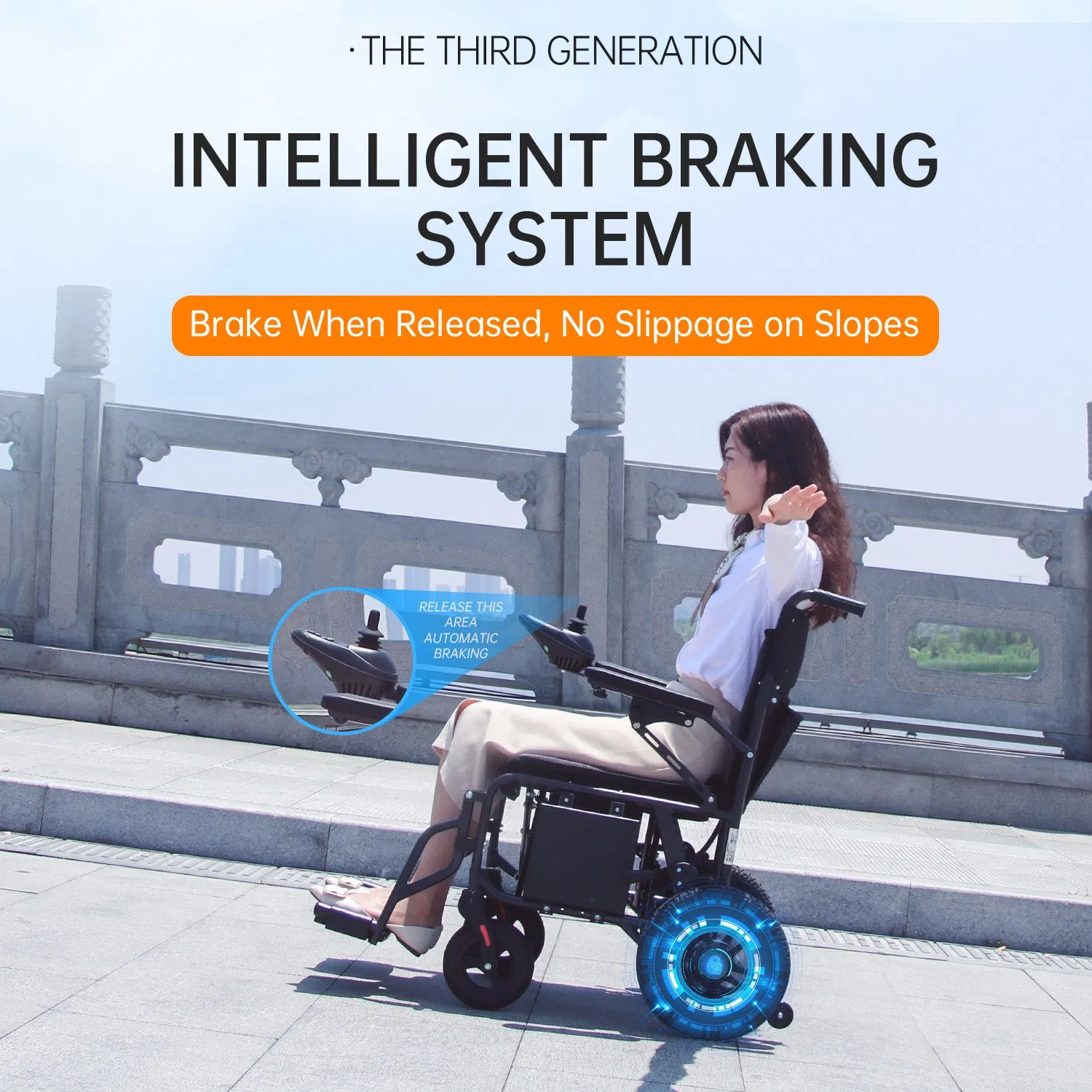 Sillas De Ruedas China Manufacturer Disabilities All Terrain Compact Automatic Ultra Light Powered Motorised Folding Electric Wheelchair Cadeira De Rodas