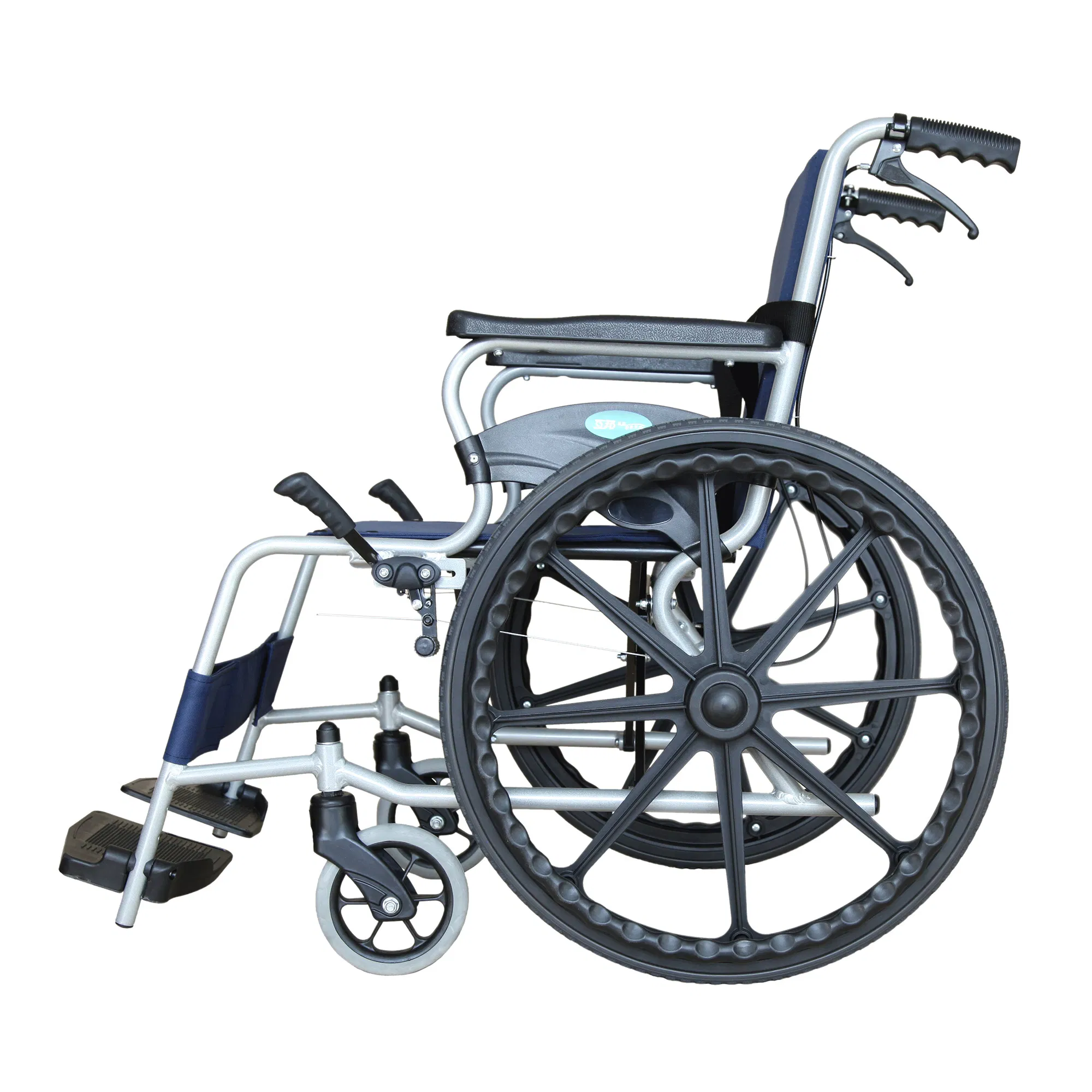 Hospital Equipments Manual Folding Rehabilitation Equipment Adult Manual Standing Wheelchair