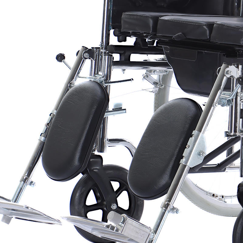 Marchhigh Efficiency 24 Inch Manual Electroplating Manual Portable Folding Lightweight Wheelchair