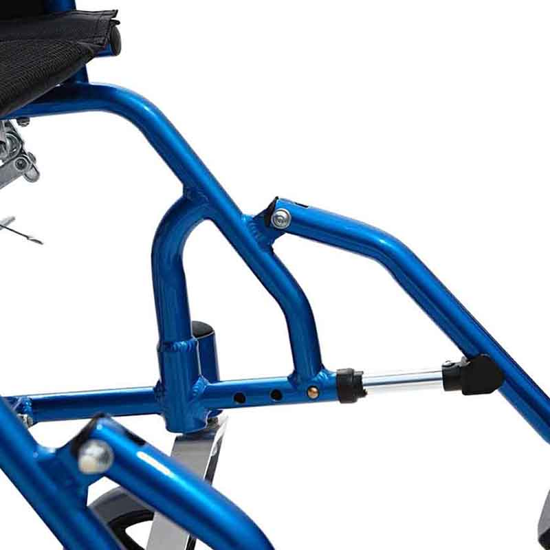 Hospital Outdoor Anti-Bacterial Foldable Aluminum Wheelchair