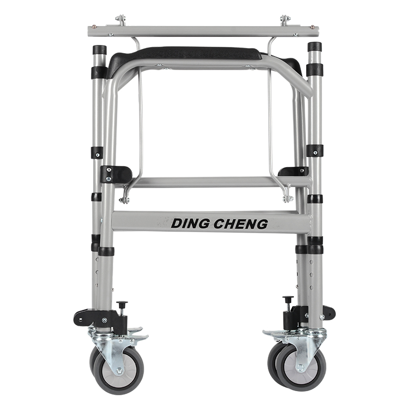 Dl-6022t Shower &amp; Toilet Wheelchair for Disabled - Waterproof Rolling Commode with Removable Basin