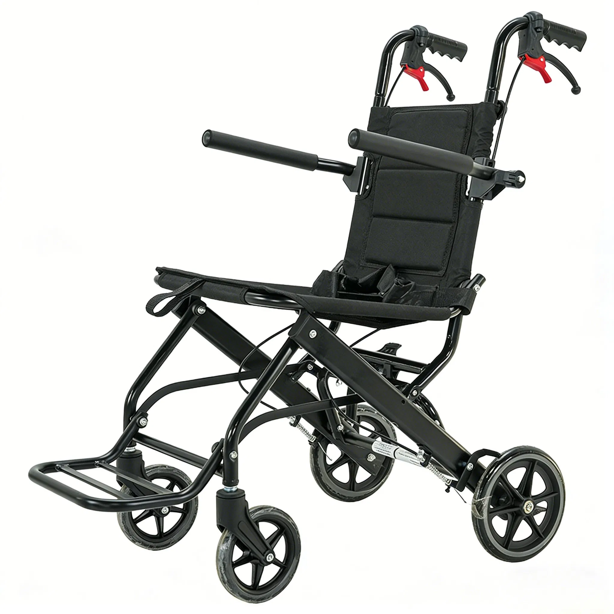 Aluminum Frame Best Travel Wheelchair for Adults Load up to 110kg