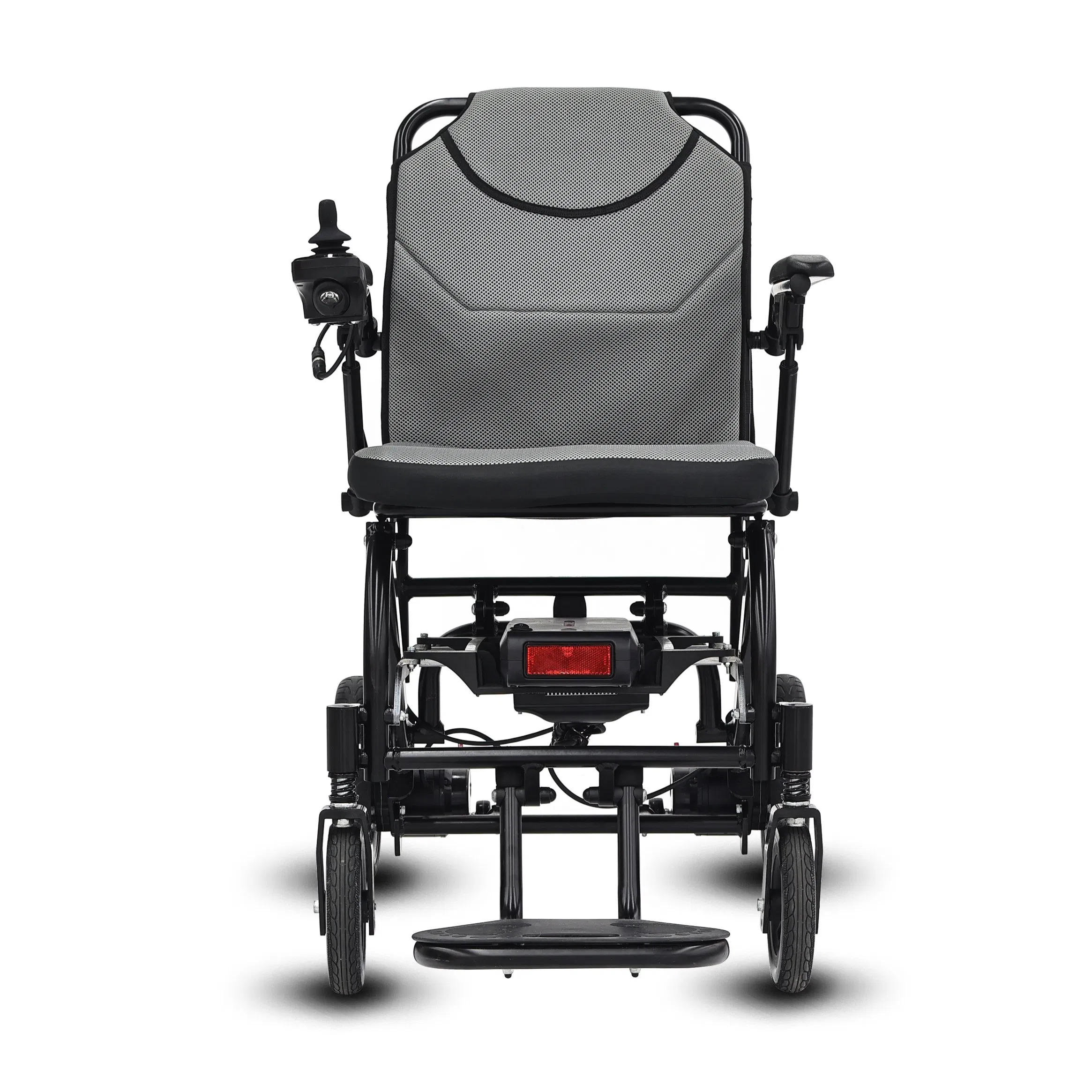 Durable Aluminum Wheelchair with Compact Folding Design for Easy Transport