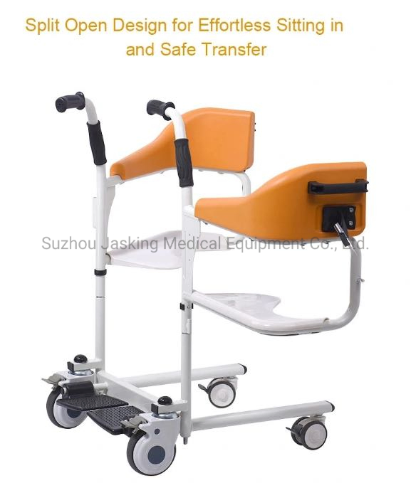 New Multi-Functional Patient Transfer Lifting Commode Wheelchair (JX-6910)