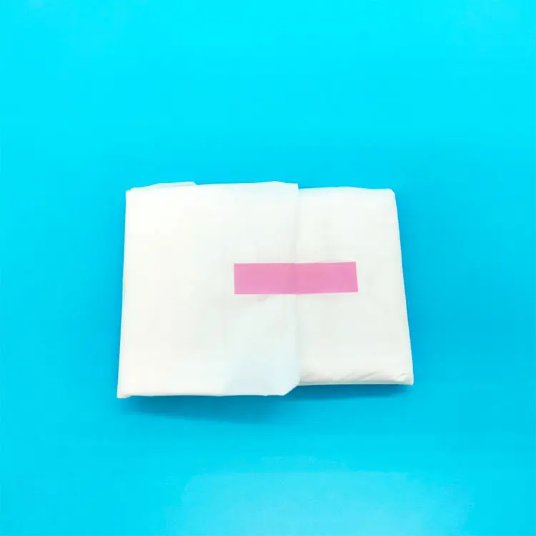 Custom CCSNM 290mm Disposable Sanitary Napkin Hot Air Nonwoven Top Sheet PE Backfilm Manufacturers, Supplier