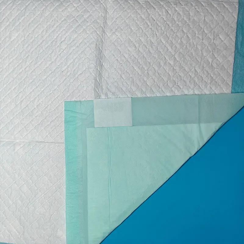 OEM CCUPP1 Four Corner Positioning Training Pads with Spunbond Top Layer PE Back Sheet Pet Pad Supplier, Suppliers